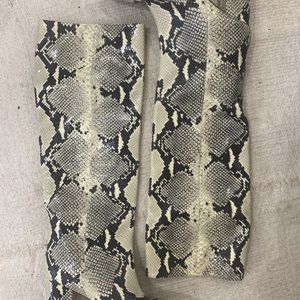 Paris Texas 85 Python knee high boots. Worn once.